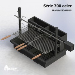 barbecue sur-mesure en acier | série 700 Savy