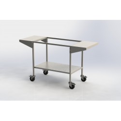 Stainless steel table for...