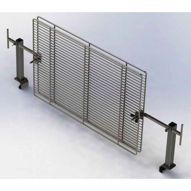 grille double verticale pour barbecue